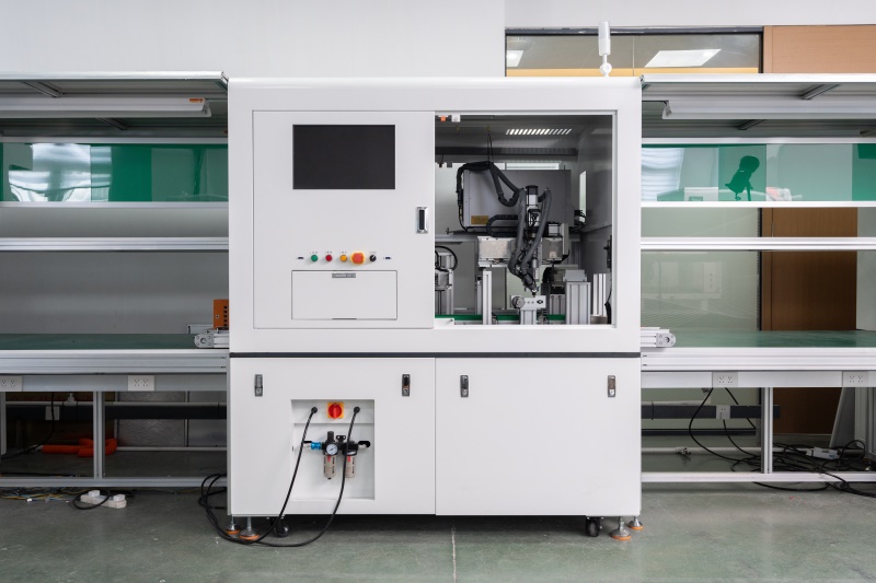 圆柱电芯PACK在线式单面带翻转一体机